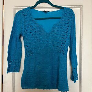 Vintage Lily Pulitzer Crochet Sweater
